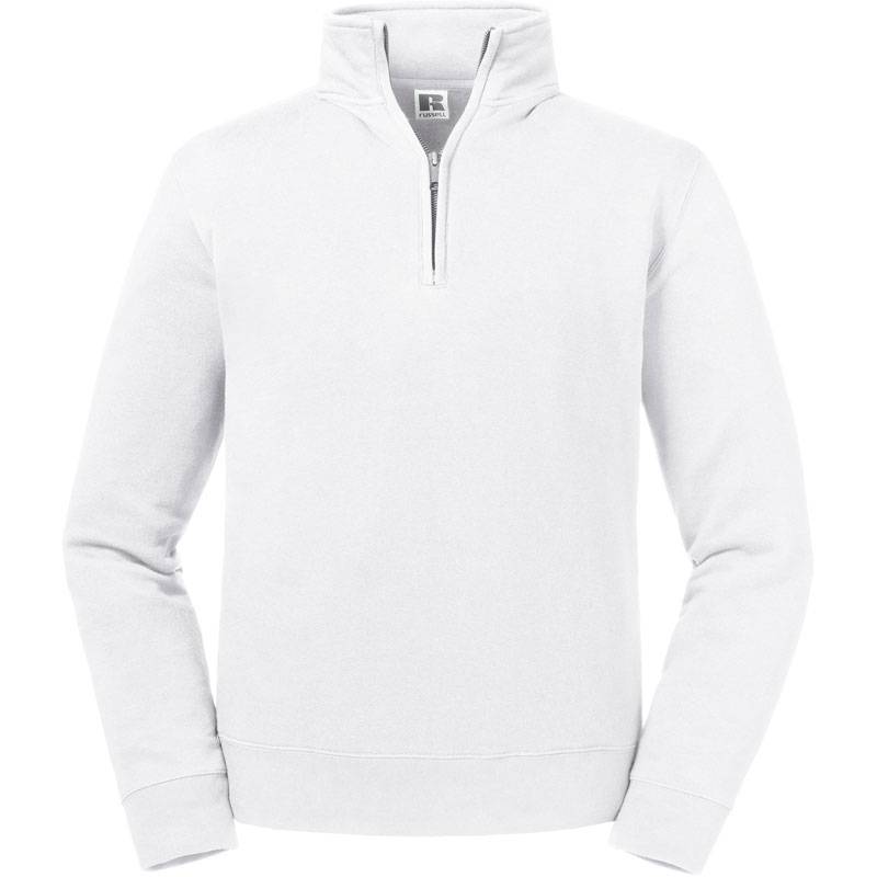 Russell | 270M, Mikina s 1/4 zipem, bílá, XS Russell | 270M, Mikina s 1/4 zipem, bílá, XS