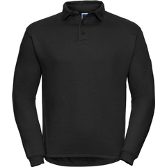 Russell | 012M, Pracovní mikina s límečkem, černá, XS Russell | 012M, Pracovní mikina s límečkem, černá, XS