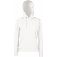 F.O.L. | Classic Lady-Fit Hooded Sweat, Dámská mikina s kapucí, bílá, XS F.O.L. | Classic Lady-Fit Hooded Sweat, Dámská mikina s kapucí, bílá, XS