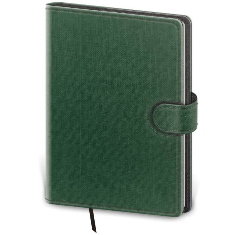 Denní diář A5 Flip zeleno/šedý, 2026 Denní diář A5 Flip zeleno/šedý, 2026