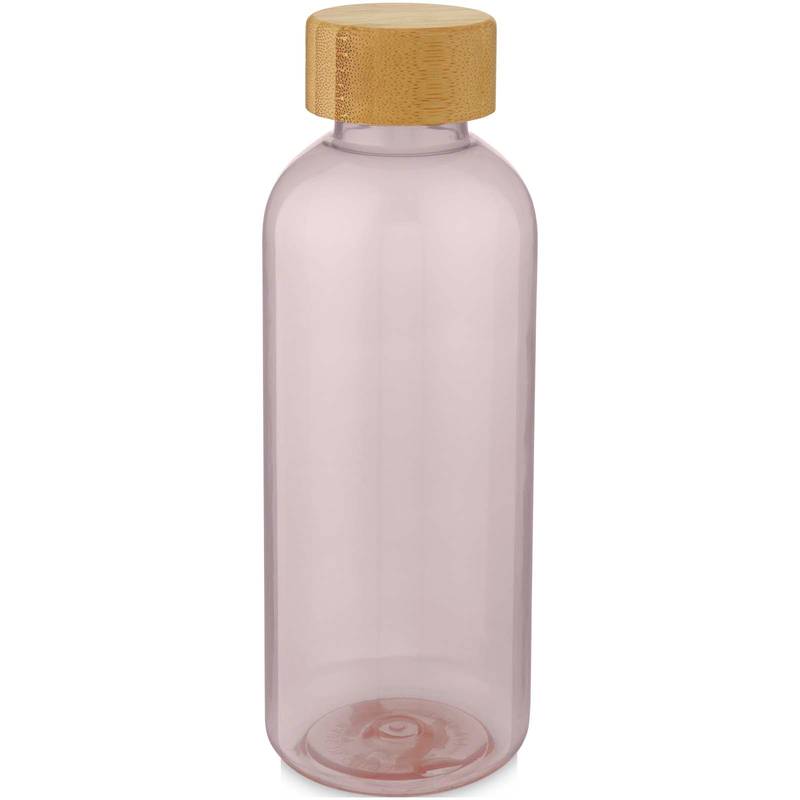 Športová fľaša z recykl. plastu s objemom 650 ml Ziggs, ružová Transparent Športová fľaša z recykl. plastu s objemom 650 ml Ziggs, ružová Transparent