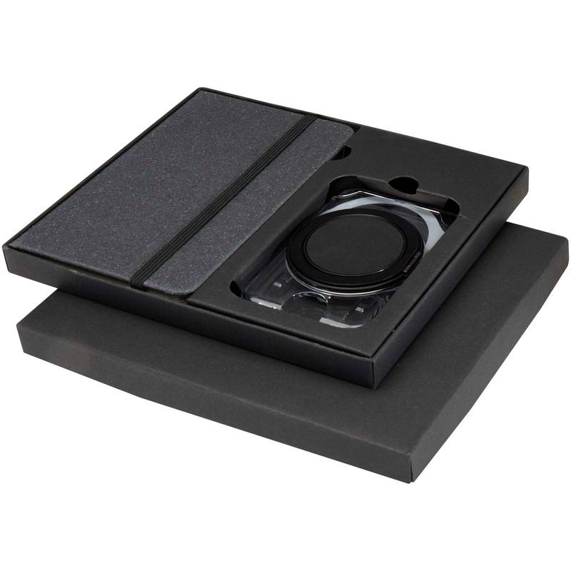 Kern darčeková sada zápisníka formátu A6 s pevnou obálkou a MagSafe peňaženky, sivá Kern darčeková sada zápisníka formátu A6 s pevnou obálkou a MagSafe peňaženky, sivá