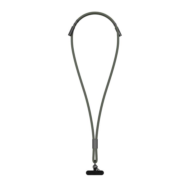 VINGA Baltimore RCS šnúrka na telefón s nabíjacím káblom, zelená VINGA Baltimore RCS šnúrka na telefón s nabíjacím káblom, zelená