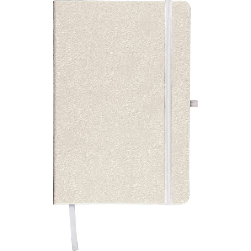 Recyklovaný zápisník A5 Bloom, bílá Recyklovaný zápisník A5 Bloom, bílá