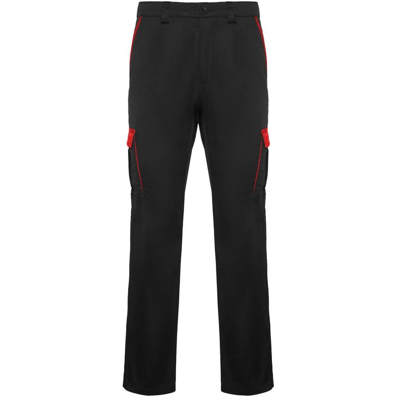 Trooper pracovné nohavice 250 g/m2, čierna - červená 38 Trooper pracovné nohavice 250 g/m2, čierna - červená 38