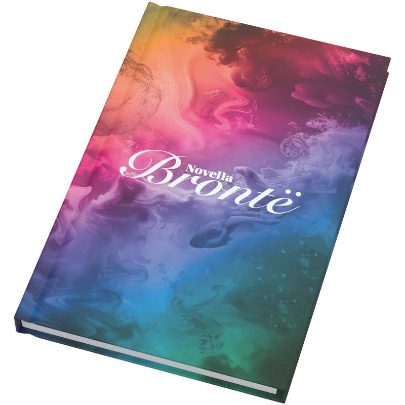 Poznámkový blok Novella Brontë A5 s matnou pevnou vazbou, 100 listů, bílá Poznámkový blok Novella Brontë A5 s matnou pevnou vazbou, 100 listů, bílá