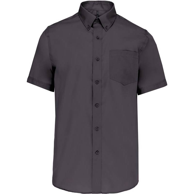 Kariban | K539, Nežehlivá košeľa s krátkym rukávom, čierna Zinc, 3XL Kariban | K539, Nežehlivá košeľa s krátkym rukávom, čierna Zinc, 3XL