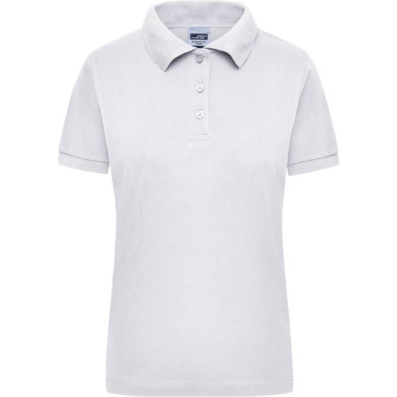 James & Nicholson | JN 803, Dámské pracovní piqué polo z těžké bavlny, bílá, S James & Nicholson | JN 803, Dámské pracovní piqué polo z těžké bavlny, bílá, S
