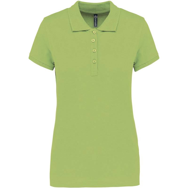 Kariban | K255, Dámské piqué polo, zelená Lime, 3XL Kariban | K255, Dámské piqué polo, zelená Lime, 3XL