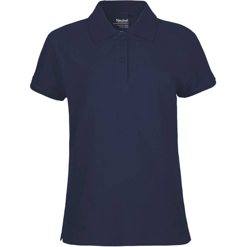 Neutral | O22980, Dámske piqué polo z bio bavlny, modrá Navy, XS Neutral | O22980, Dámske piqué polo z bio bavlny, modrá Navy, XS