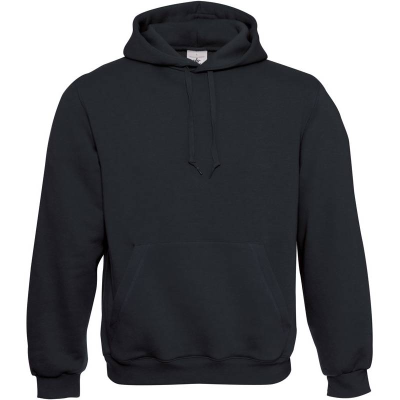 B&C | Hooded, Mikina s kapucí, černá, XS B&C | Hooded, Mikina s kapucí, černá, XS