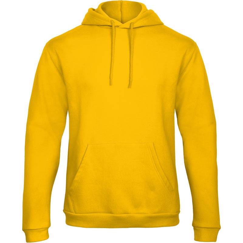B&C | ID.203 50/50, Mikina s kapucňou, žltá gold, M B&C | ID.203 50/50, Mikina s kapucňou, žltá gold, M