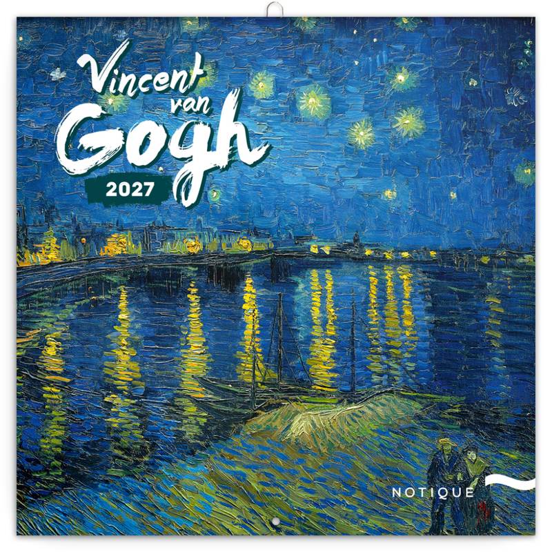 NOTIQUE Grid calendar Vincent van Gogh 2027, 30 x 30 cm NOTIQUE Grid calendar Vincent van Gogh 2027, 30 x 30 cm