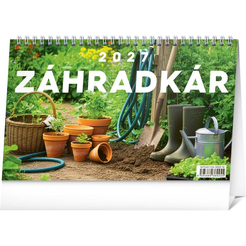 NOTIQUE Stolový kalendár Záhradkár 2027, 23,1 x 14,5 cm NOTIQUE Stolový kalendár Záhradkár 2027, 23,1 x 14,5 cm