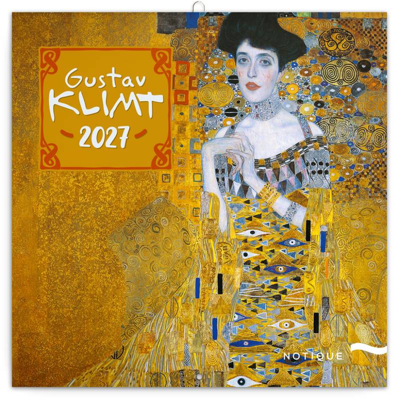 NOTIQUE Grid calendar Gustav Klimt 2027, 30 x 30 cm NOTIQUE Grid calendar Gustav Klimt 2027, 30 x 30 cm