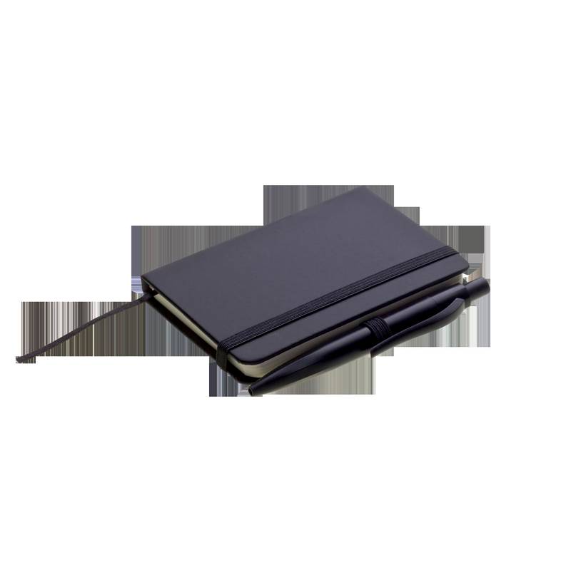 PURENOTE A7 zápisník s perom, čierna PURENOTE A7 zápisník s perom, čierna