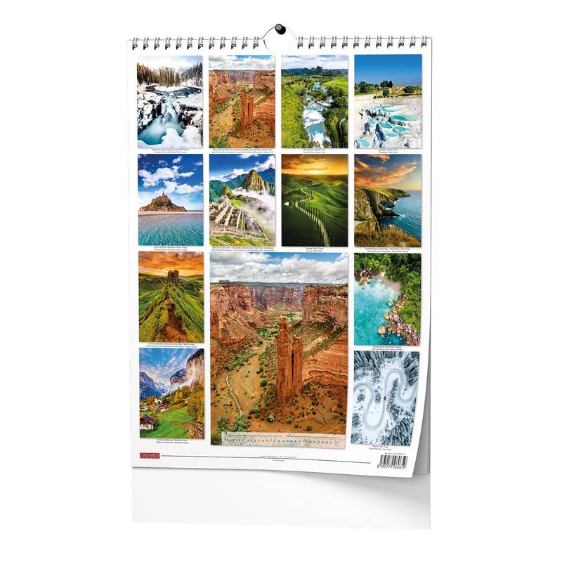 Nástěnný kalendář - Beautiful world - A3 Nástěnný kalendář - Beautiful world - A3