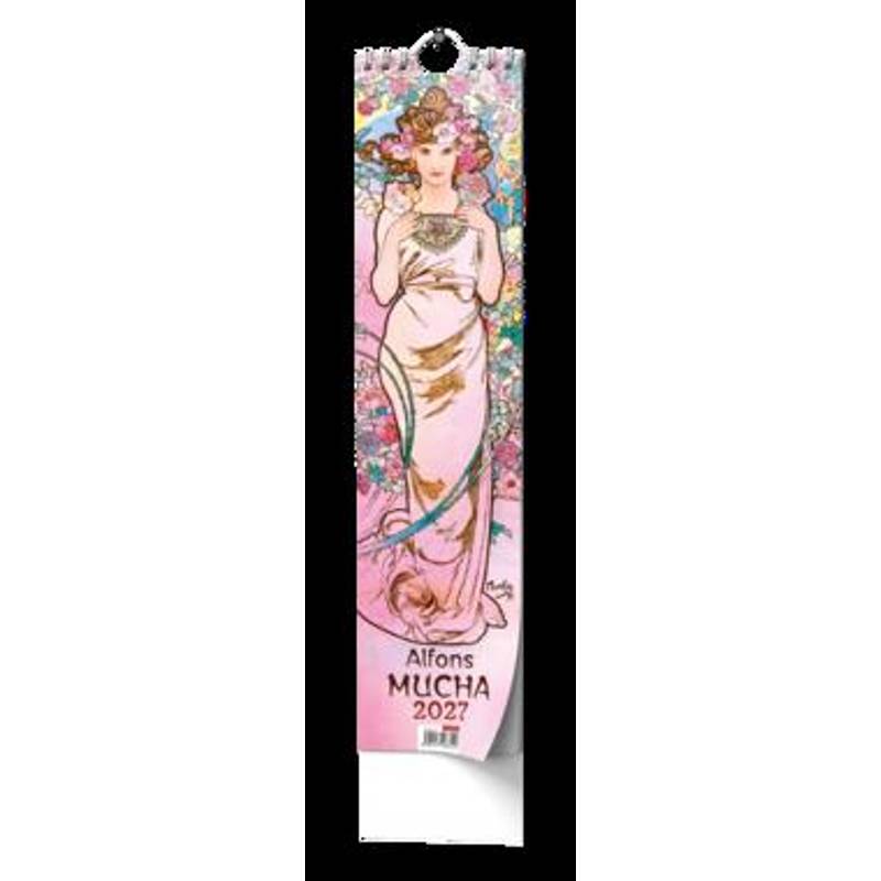 Nástěnný kalendář - Kravata - Alfons Mucha 2027 Nástěnný kalendář - Kravata - Alfons Mucha 2027