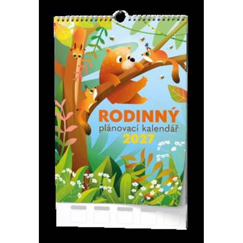 Nástěnný kalendář - Rodinný plánovací kalendář - A3 Nástěnný kalendář - Rodinný plánovací kalendář - A3