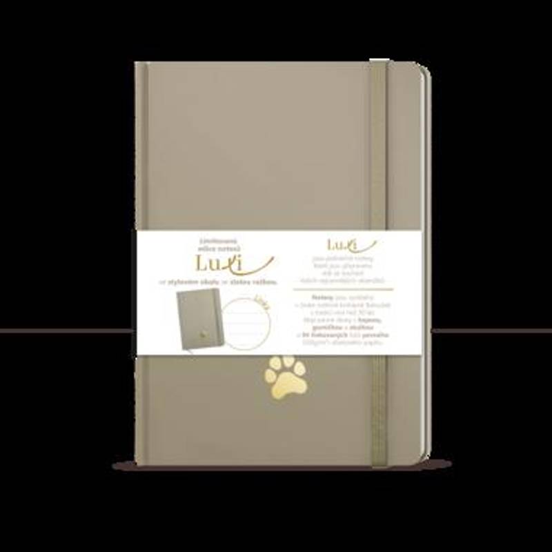 Notes Luxi linky - A5 - lamino - moka Notes Luxi linky - A5 - lamino - moka