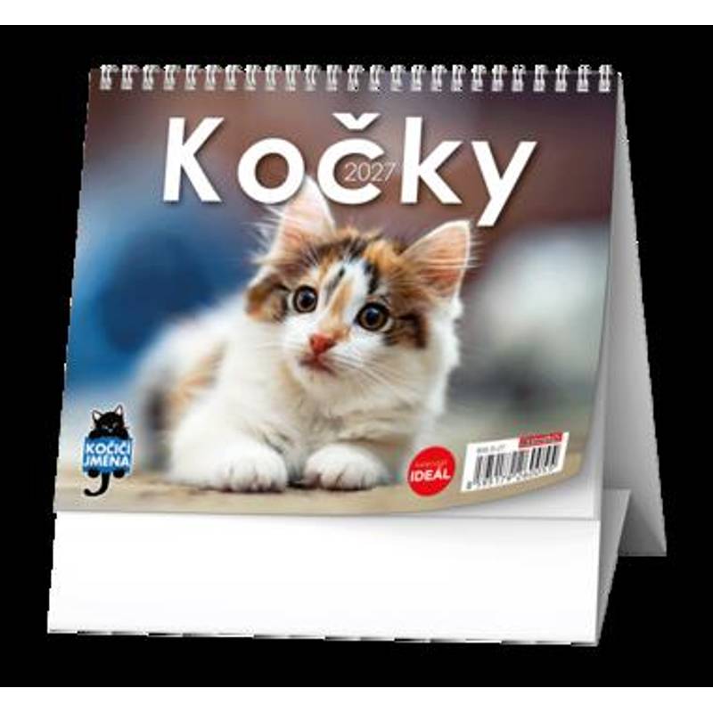 Stolní kalendář - IDEÁL - Kočky /s kočičími jmény/ Stolní kalendář - IDEÁL - Kočky /s kočičími jmény/