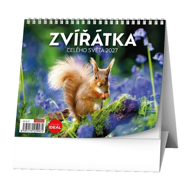 Stolní kalendář - IDEÁL - Zvířátka celého světa Stolní kalendář - IDEÁL - Zvířátka celého světa