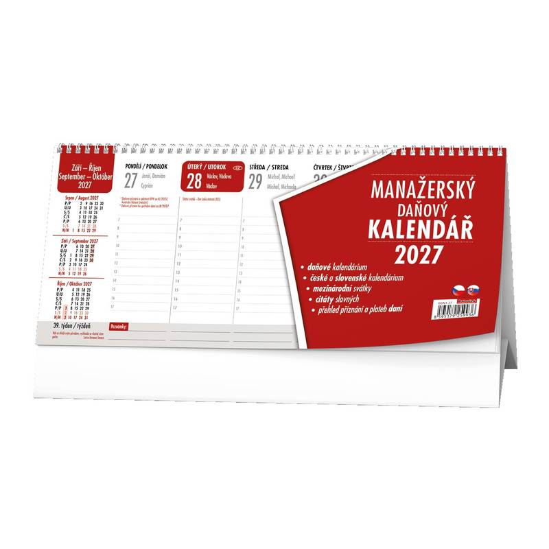 Stolní kalendář - Manažerský kalendář Stolní kalendář - Manažerský kalendář
