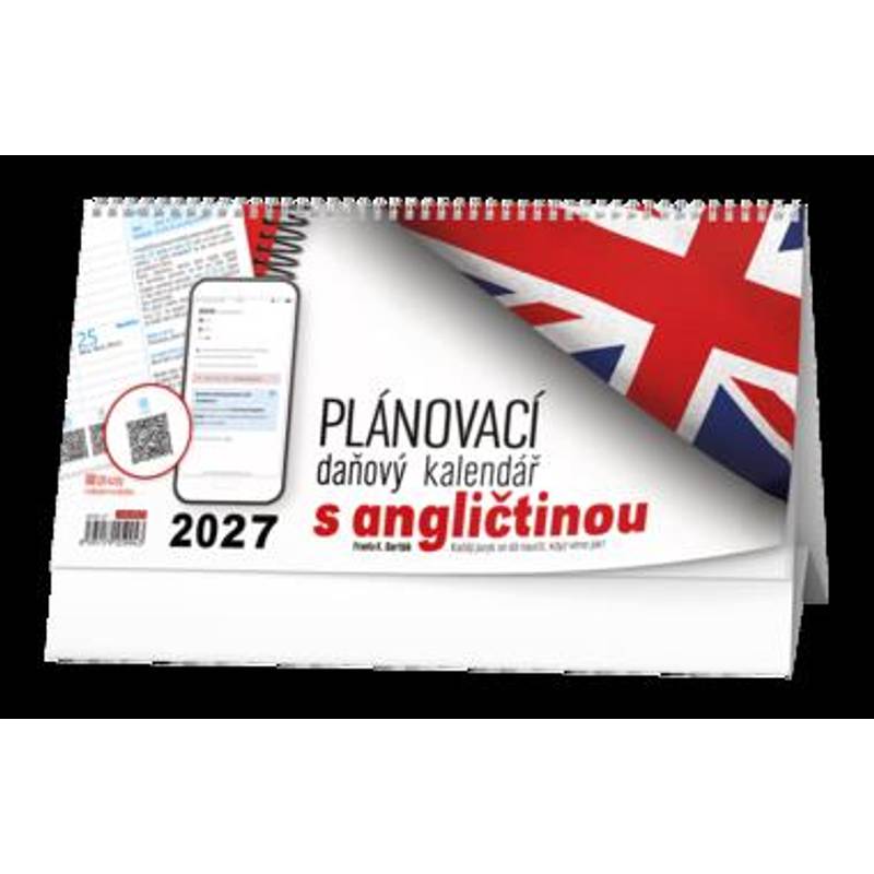 Stolní kalendář - Plánovací daňový kalendář s angličtinou Stolní kalendář - Plánovací daňový kalendář s angličtinou