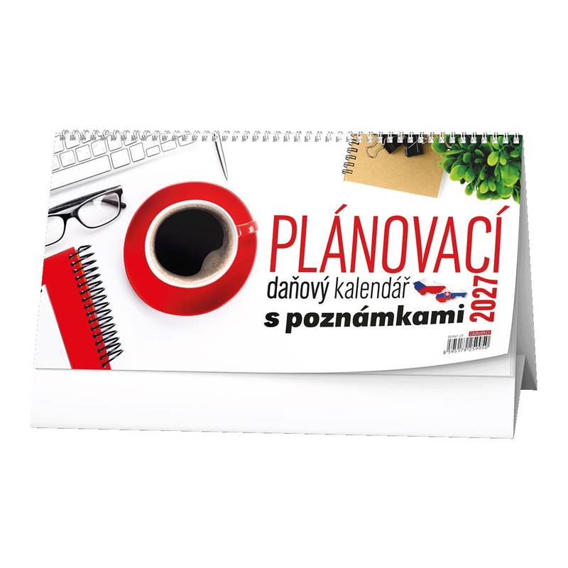 Stolní kalendář - Plánovací daňový kalendář s poznámkami Stolní kalendář - Plánovací daňový kalendář s poznámkami