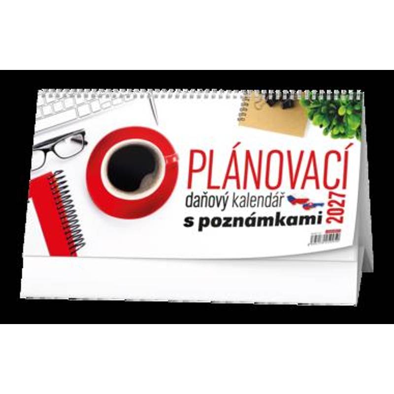Stolní kalendář - Plánovací daňový kalendář s poznámkami Stolní kalendář - Plánovací daňový kalendář s poznámkami