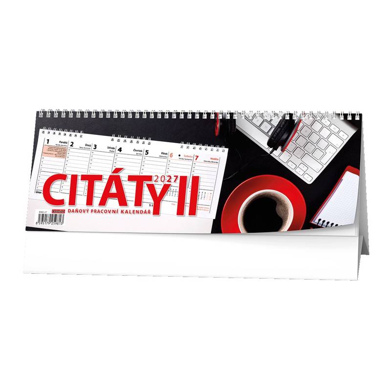 Stolní kalendář - Pracovní kalendář CITÁTY II Stolní kalendář - Pracovní kalendář CITÁTY II