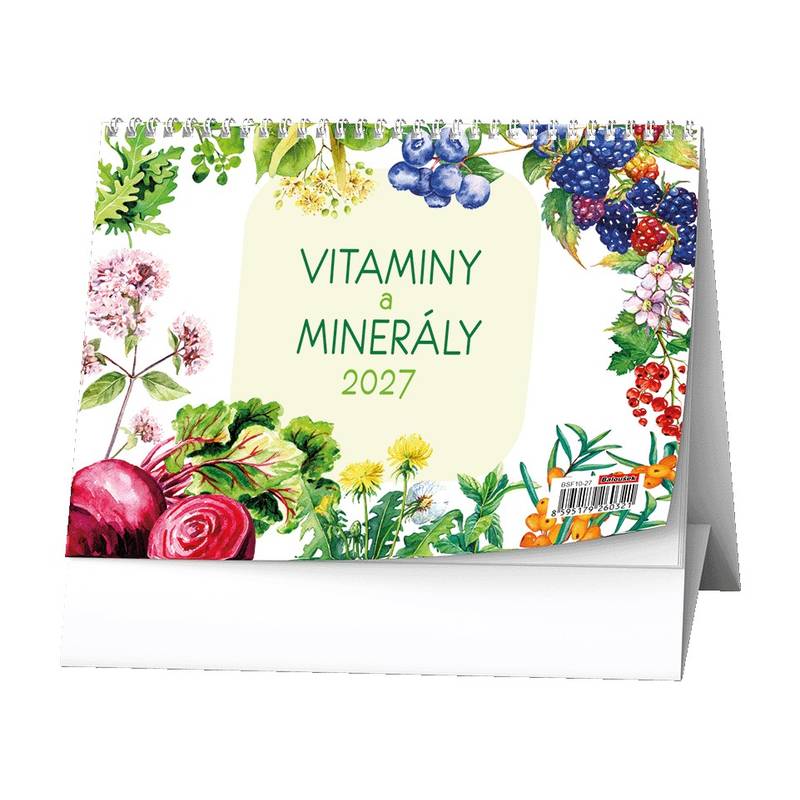 Stolní kalendář - Vitamíny a minerály Stolní kalendář - Vitamíny a minerály