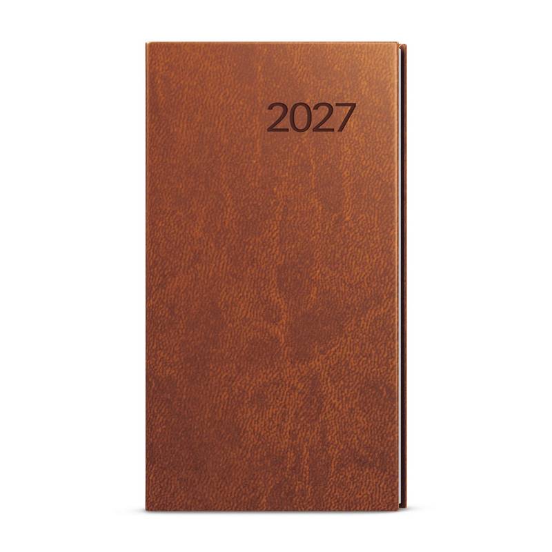 Týdenní diář - Jakub - Vivella - kapesní - hnědá Týdenní diář - Jakub - Vivella - kapesní - hnědá