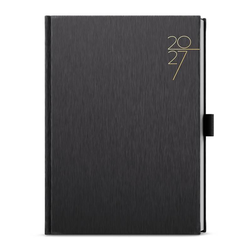 Týdenní diář - Oskar - ForMen - A5 - Black Týdenní diář - Oskar - ForMen - A5 - Black