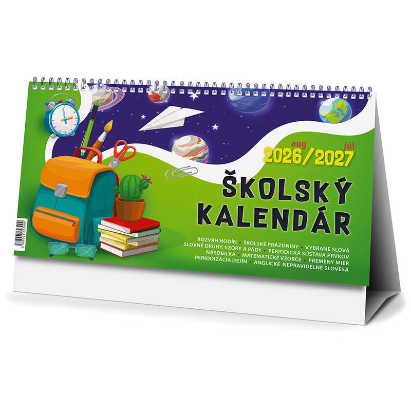 Stolový kalendár Školský 2026/2027 Stolový kalendár Školský 2026/2027