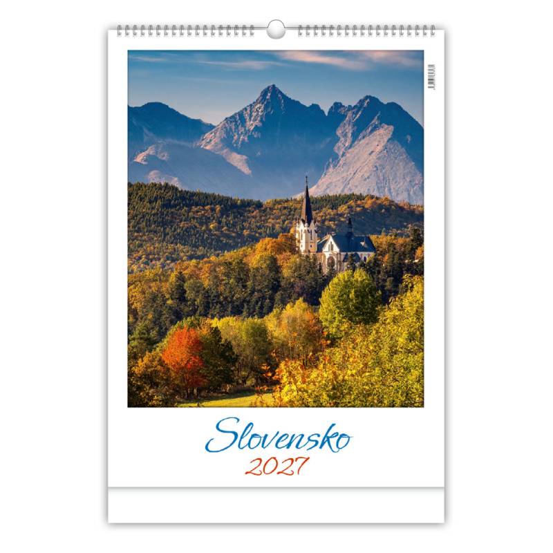 Nástenný kalendár SLOVENSKO 2027 Nástenný kalendár SLOVENSKO 2027