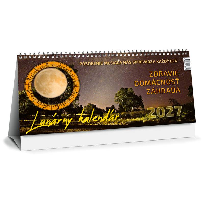 Stolový kalendár Lunárny 2027 Stolový kalendár Lunárny 2027