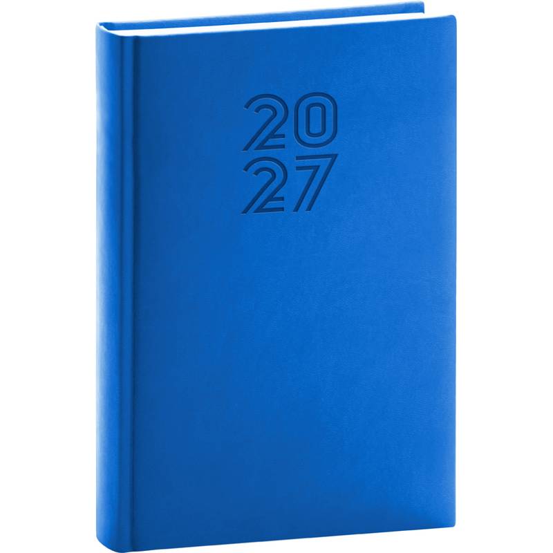 NOTIQUE Denní diář Aprint 2027, modrý, 15 x 21 cm NOTIQUE Denní diář Aprint 2027, modrý, 15 x 21 cm