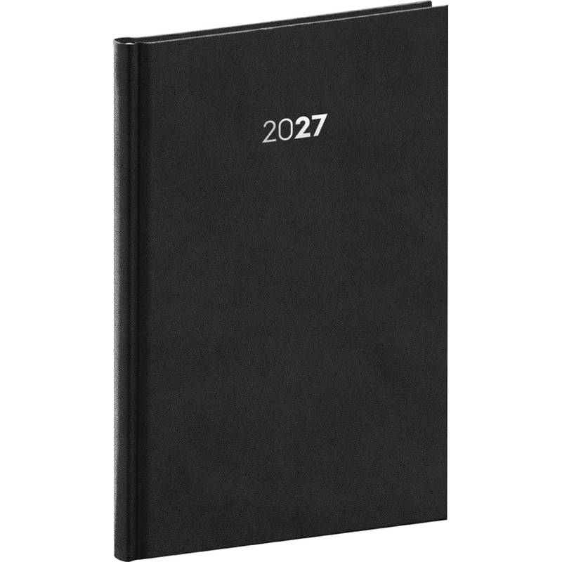 NOTIQUE Týdenní diář Balakon 2027, černý, 15 x 21 cm NOTIQUE Týdenní diář Balakon 2027, černý, 15 x 21 cm