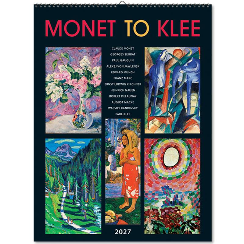 Nástenný kalendár Monet to Klee 2027 Nástenný kalendár Monet to Klee 2027