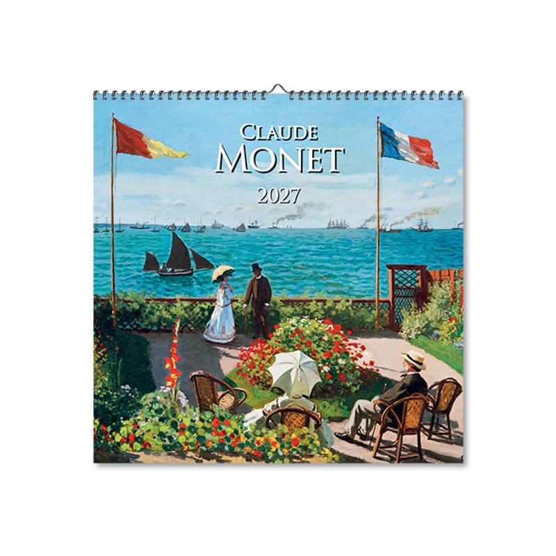 Nástenný kalendár Claude Monet štvorec 2027 Nástenný kalendár Claude Monet štvorec 2027