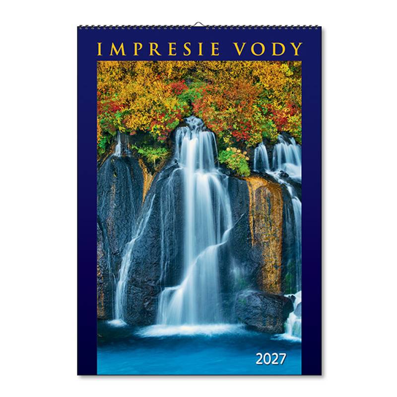 Nástenný kalendár Impresie vody 2027 Nástenný kalendár Impresie vody 2027