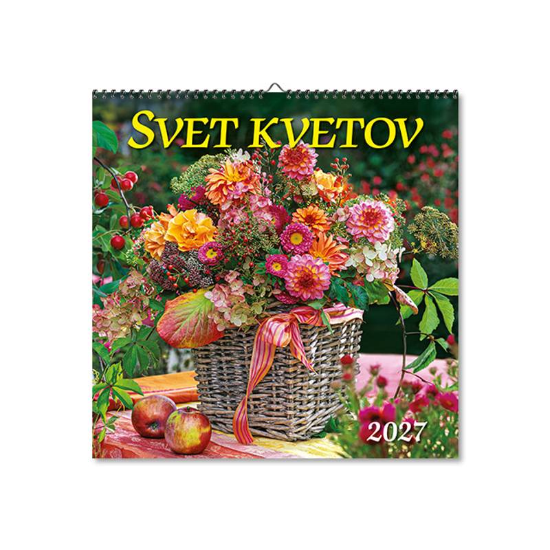 Nástenný kalendár Svet kvetov 2027 Nástenný kalendár Svet kvetov 2027
