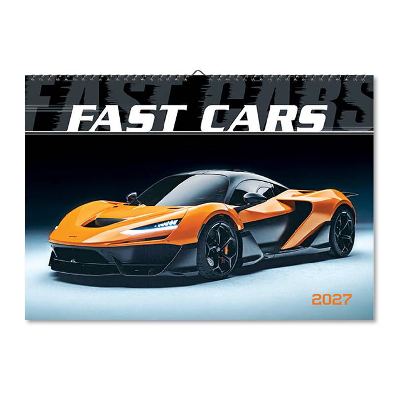 Nástenný kalendár Fast cars 2027 Nástenný kalendár Fast cars 2027