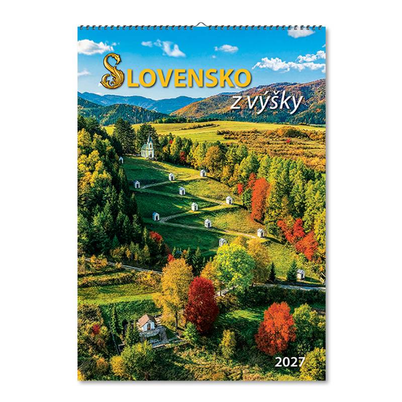 Nástenný kalendár Slovensko z výšky 2027 Nástenný kalendár Slovensko z výšky 2027