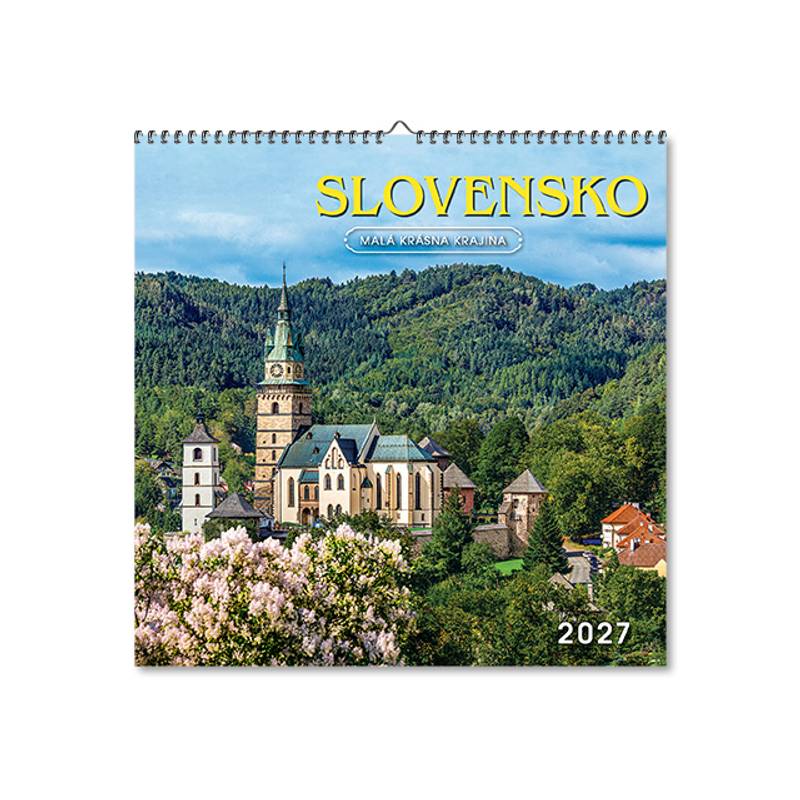 Nástenný kalendár Slovensko štvorec 2027 Nástenný kalendár Slovensko štvorec 2027