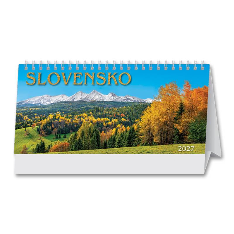 Stolový kalendár Slovensko stĺpcové 2027 Stolový kalendár Slovensko stĺpcové 2027
