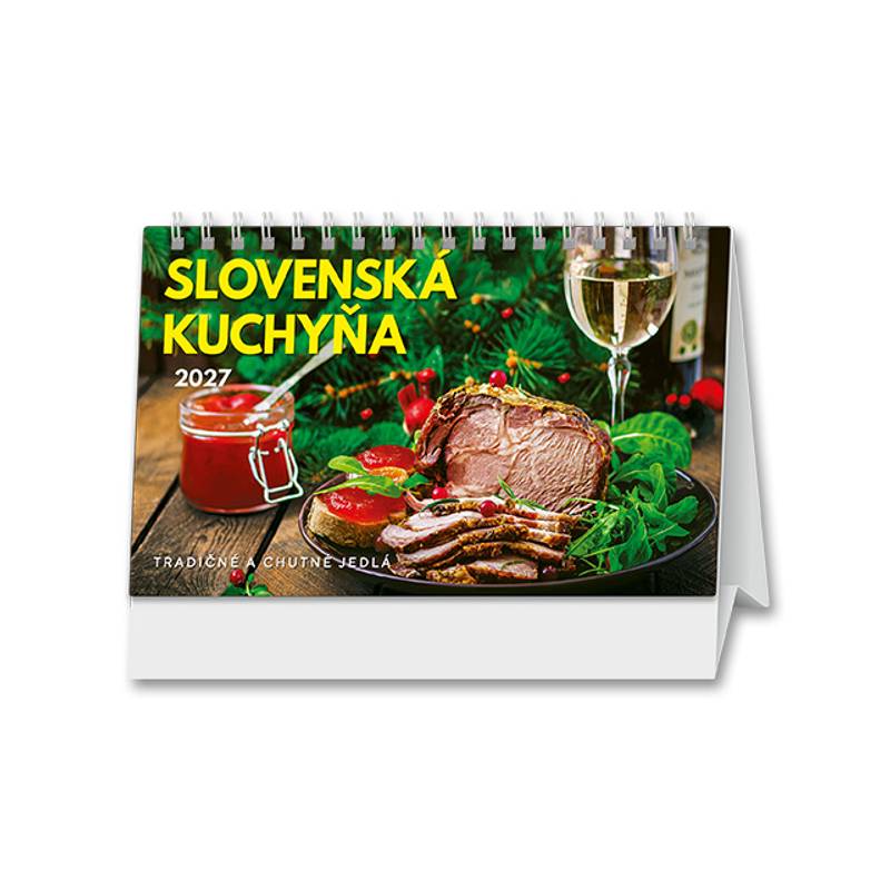 Stolový kalendár Slovenská kuchyňa 2027 Stolový kalendár Slovenská kuchyňa 2027