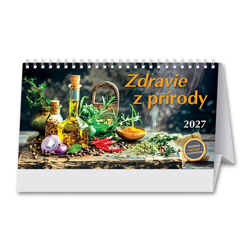 Stolový kalendár Zdravie z prírody 2027 Stolový kalendár Zdravie z prírody 2027