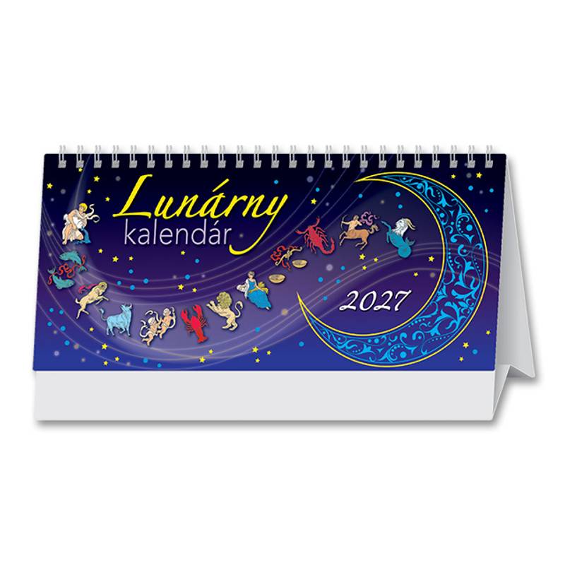 Stolový kalendár Lunárny 2027 Stolový kalendár Lunárny 2027